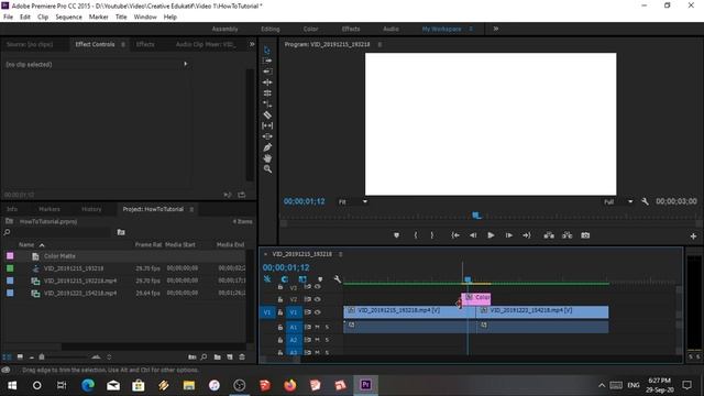 White Flash Transition Effect in Premiere Pro