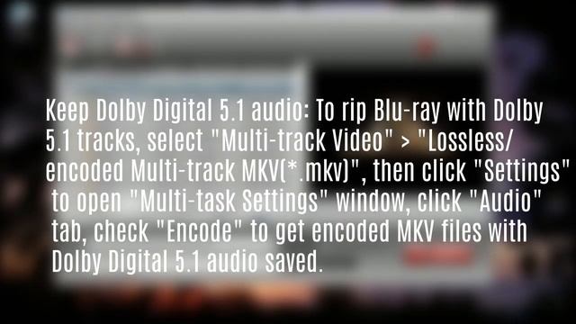 How to Keep Blu ray Dolby 5 1 and Dolby TrueHD 7 1 Audio смотреть онлайн