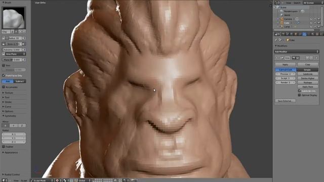 blender 2.61 r43210 remesh modifier 1 смотреть онлайн