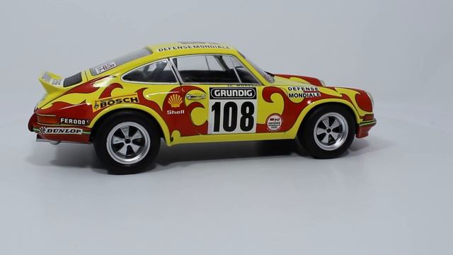 Auto miniatura - Porsche 911 Carrera RSR #108 Tour Auto 1973 Solido смотреть онлайн