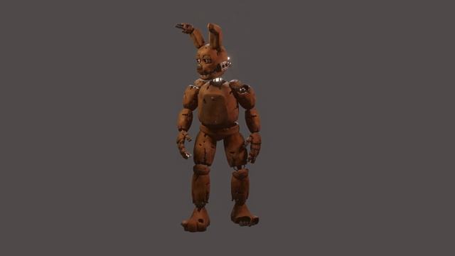 [BLENDER/FNAF] Springbonnie Blender test смотреть онлайн