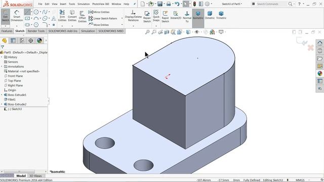 SolidWorks Tutorial for beginners Exercise 69