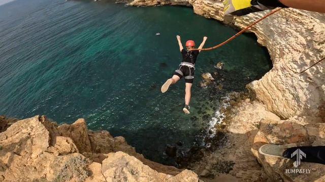 8 07 2023 Кочубей Елена Фиолент 62м Прыжки с веревкой в Крыму Jump&Fly