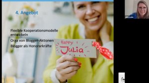 WebinarJulia Loder: 5 Expertentipps für erfolgreiche Kooperationen zw. Influencer und Unternehmen