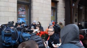 Прощание с режиссером Эльдаром Рязановым в ЦДЛ