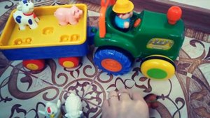 kiddieland трактор фермера  educational children toy