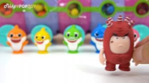 Red, orange, yellow, green, blue. Let's play color with M&M! Baby Shark color play | PinkyPopTOY