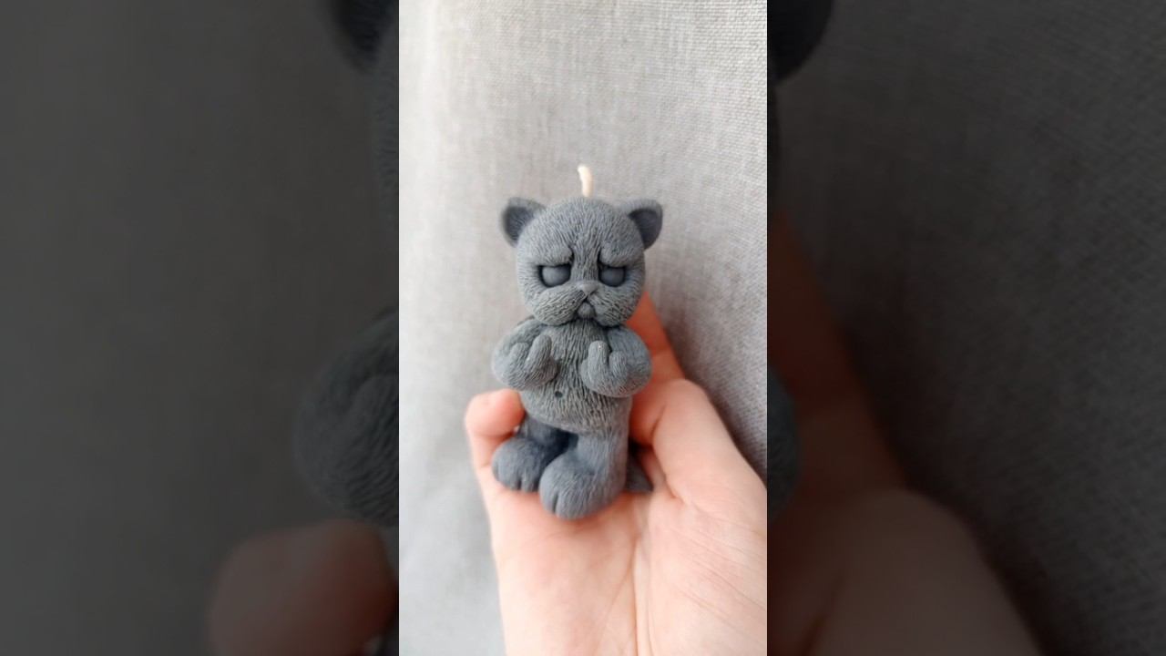 Свеча из пчелиного воска#гипс #свечиручнойработы #свечи #каксделатьсвечи
