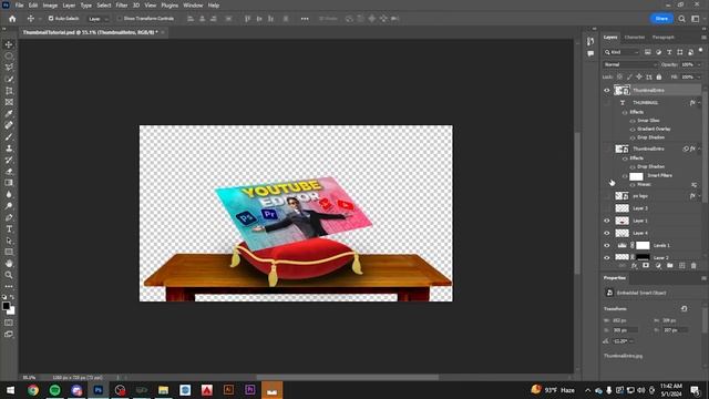 How I Made The Thumbnail For This Video In Photoshop