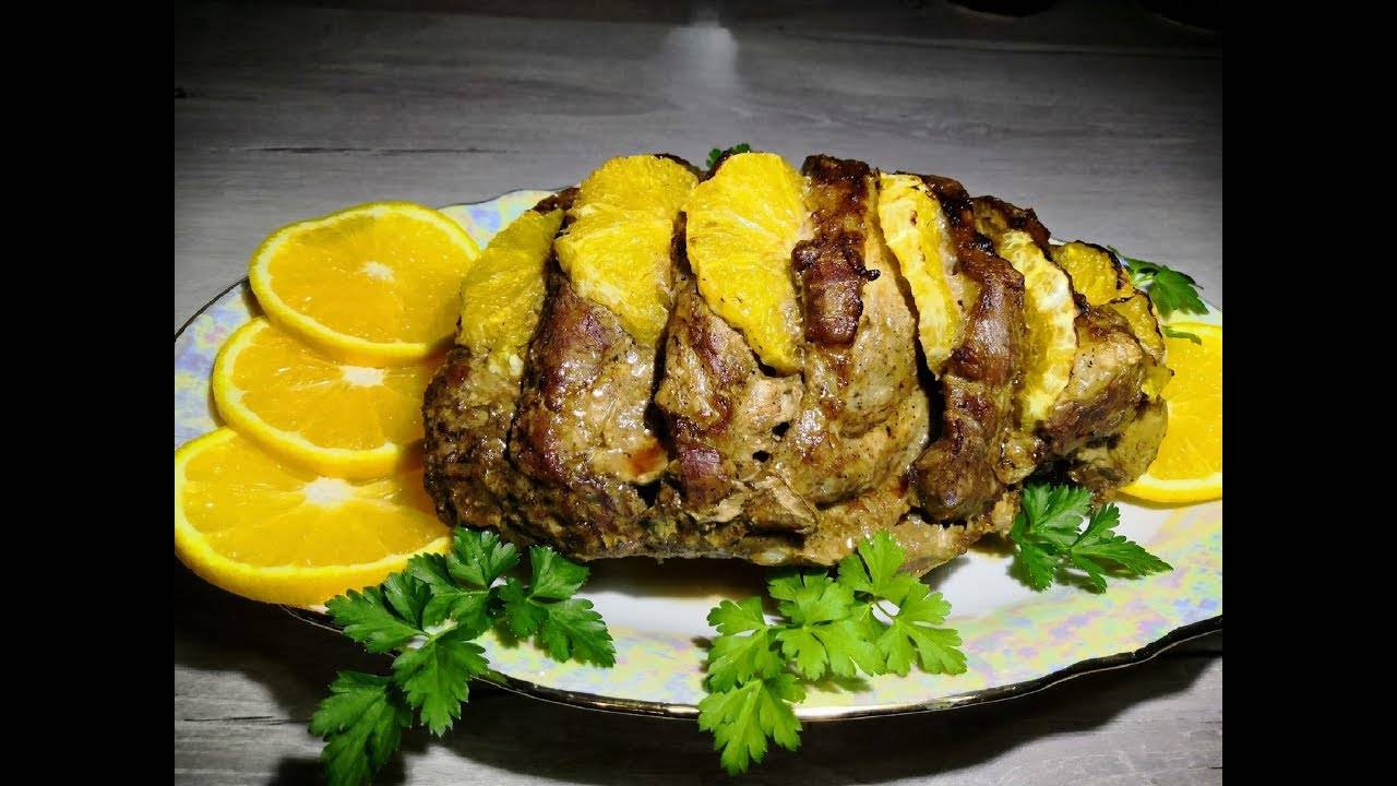 ВКУСНЕЙШЕЕ ГОРЯЧЕЕ! Свиная шея в апельсиновом маринаде!