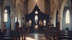 Ночью церковь старая пуста