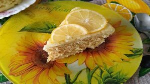 Лимонный пирог в микроволновке