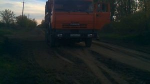 Камаз 45143 сельхозник, выгрузка