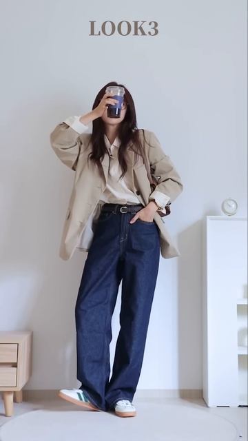 베이지자켓 하나로 봄코디 5벌 돌려입기🌸1 Jacket 5 Outfit