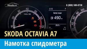 Крутилка, моталка спидометра на Шкода Октавия A7