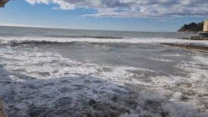 Сочи.Ноябрь. Хоста. Пляж.