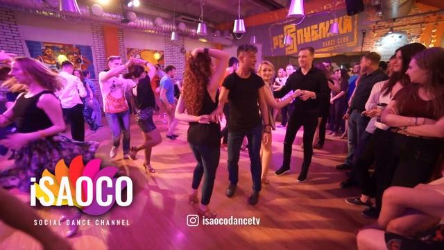 Fedor Nedotko and Svetlana Levchenko Salsa Dancing in Respublica Vosmera, Sunday 29.04.2018 смотреть онлайн