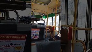 едем по маршруту 30т, на автобусе паз 32054 гбо 2013 г, в