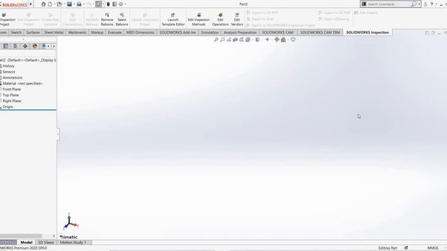 Solidworks Tutorial 1 -  Interface, Add ins, New Part, Options , Units