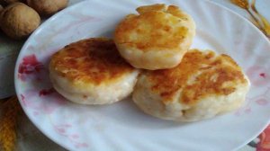 Сырники с ореховой начинкой