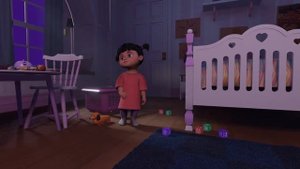 Monsters Inc Boo's bedroom animation Blender
