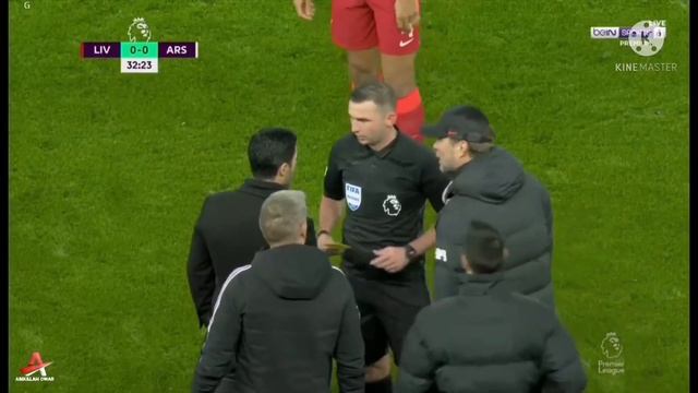 Klopp and Arteta fight