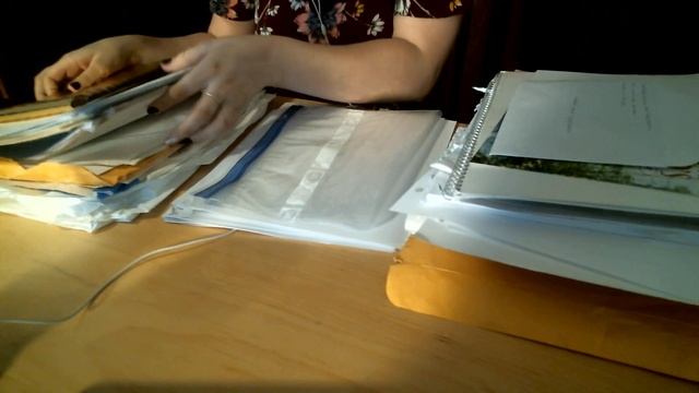 ASMR Satisfying Sounds and Visuals of Paper Organization