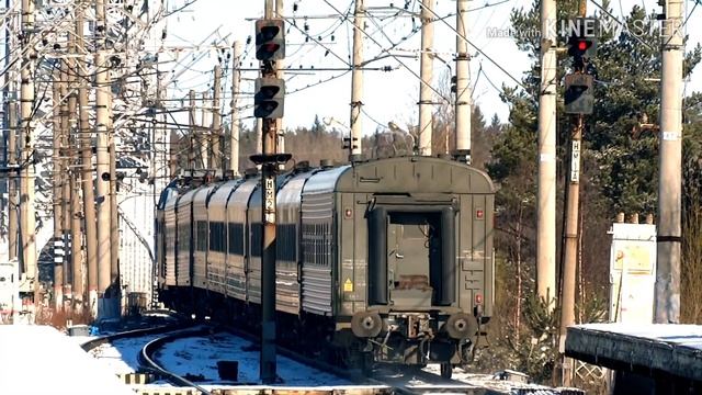 Внимание!Электровоз ЧС2т-986 с поездом 123 Киров-Спб смотреть онлайн