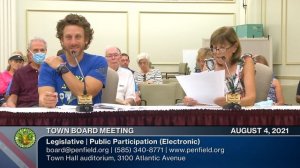 2021: August 4 | Town Board Meeting