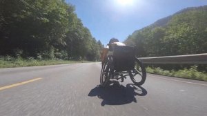 Extreme sport Downhill wheelchair racing 2022
