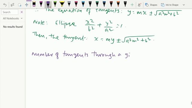 Co ordinate geometry : - ( Equation of tangent to an ellipse ) -106. смотреть онлайн