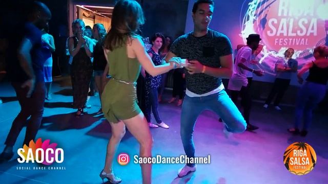 Walid Belkabir and Zoya Kokosh Cha-cha-cha Dancing at Riga Salsa Festival 2018, Saturday 11.08.2018 смотреть онлайн