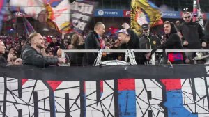 ЦСКА - Зенит. Сергей Бурунов зажигает  на фанатской трибуне!  2 мая 2024. После гола.