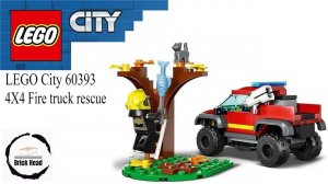 LEGO City 60393 4x4 Fire truck rescue | SPEED BUILD  #speedbuild  #legocity #legofire #firetruck