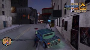 GTA 3 Liberty City Beta 4.0 Mafia And Cops Drive-By Shooting + Six Star Escape