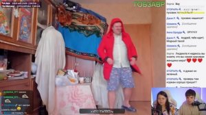 ГОБЗАВР И ЛЮДМУРИК - ПАДЕНИЕ КРАСНОГО ПУХОВИКА И САЛАТ HONOR | Артемов и Анна Мяу реакция