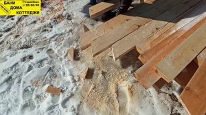 Строим дом из бруса,7я серия 
Монтаж кровли.Сыктывкар