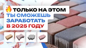 Очень прибыльный бизнес. Производство тротуарной плитки