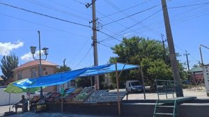 Геническ, Арбатская Стрелка, Стрелково ,13.06.2021 , 12:50 идем на море, на городской пляж