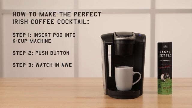 How To Make The Perfect Irish Coffee Cocktail (via K-cup?!?) смотреть онлайн