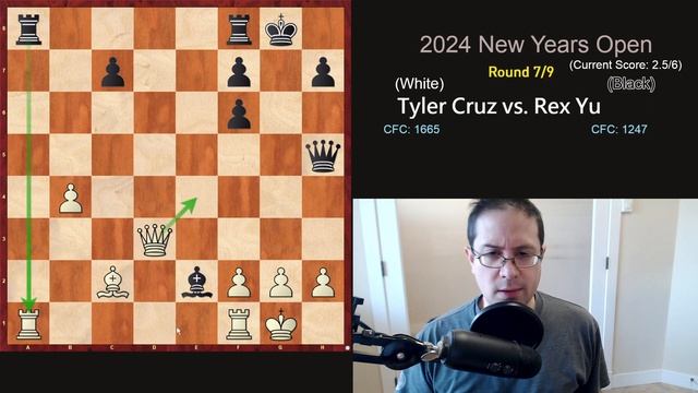 2024 New Years Open: Round 7 - Ruy Lopez Archangel - Tyler Cruz vs. Rex Yu