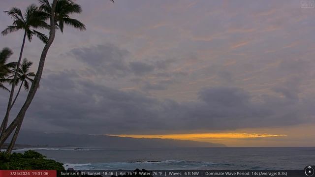 Mar 25 2024: Try to Spot the Elusive Hawaiian Green Flash at Sunset!