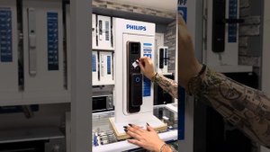 Philips 301FVP умный замок на Face id, отпечатке, картах и коде. Установка на любые двери Алматы.