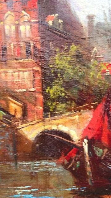 «Амстердам», холст/масло, 20*30 см.#художник_григорьева_наталья #картинамасломнахолсте