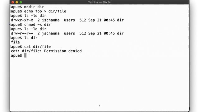 UNIX24_4_3 Advanced Programming in the UNIX Environment_ Week 04, Segment 3 - Directories