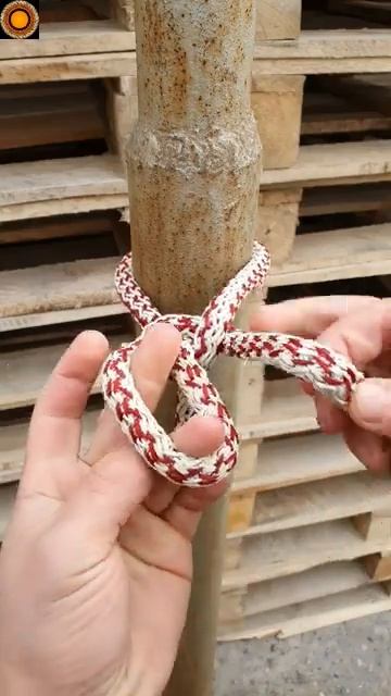 secret strong node is awesome!#knot #rope #tiktok#instagram #shorts#new #diy #id