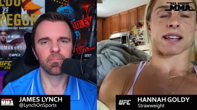 UFC 260's Hannah Goldy talks Jessica Penne, Layoff & Injuries смотреть онлайн