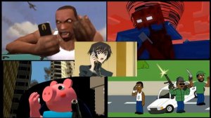 I'M AT DIP but in 4 videos at same time