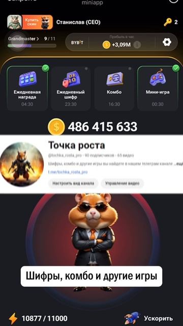 Ежедневный шифр 26 июля в Hamster Kombat (Хамстер Комбат) смотреть онлайн