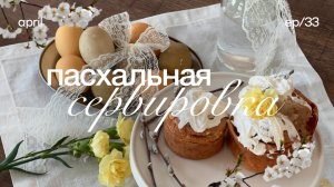 Пасхальная сервировка 🐣 пасхальный декор, easter decor, декор своими руками, cottage core